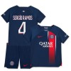 Maglia ufficiale Paris Saint Germain 2023-24 Sergio Ramos 4 Casa per Bambino